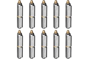 MOUNTAIN_ARK 10 Pack 3-1/8" Weld On Bullet Hinges with Grease Zerk, Weldable Hinge for Gate, BBQ Smoker, Steel
