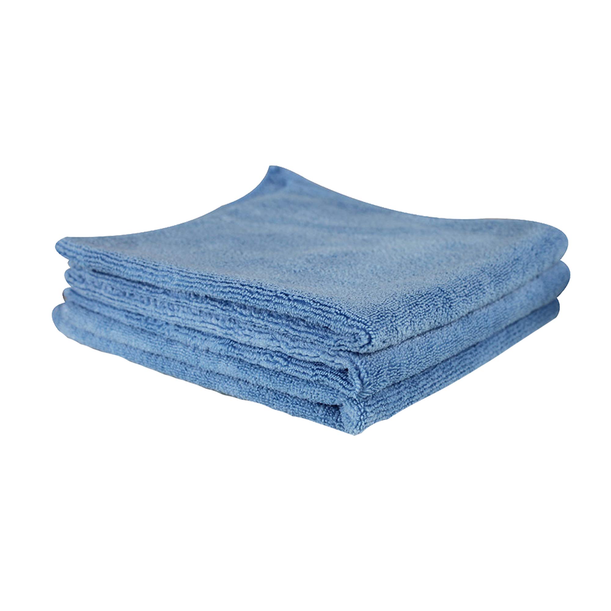 Photo 1 of Chemical Guys MICBLUE03 Workhorse Professional Microfiber Towel, Blue (Safe for Car Wash, Home Cleaning & Pet Drying Cloths) 16" x 16", Pack of 3