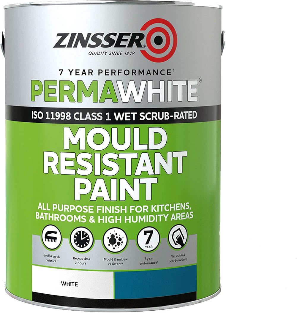Zinsser Perma-White Interior Paint 5 Litre White Matt