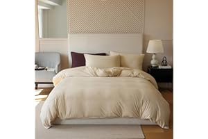 Luxlovery Khaki Comforter Set Full Champagne Bedding Comforter Set Full Women Men Taupe Solid Soft Breathable Blanket Quilts Sand Color 3 Piece Comforter Bedding Set