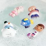 Disney Store Doc McStuffins 5 Pc Bath Toy Set Bath Time Bucket Figures view 3
