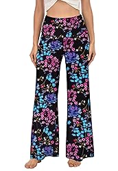 Arolina Women's Stretchy Wide Leg Palazzo Lounge