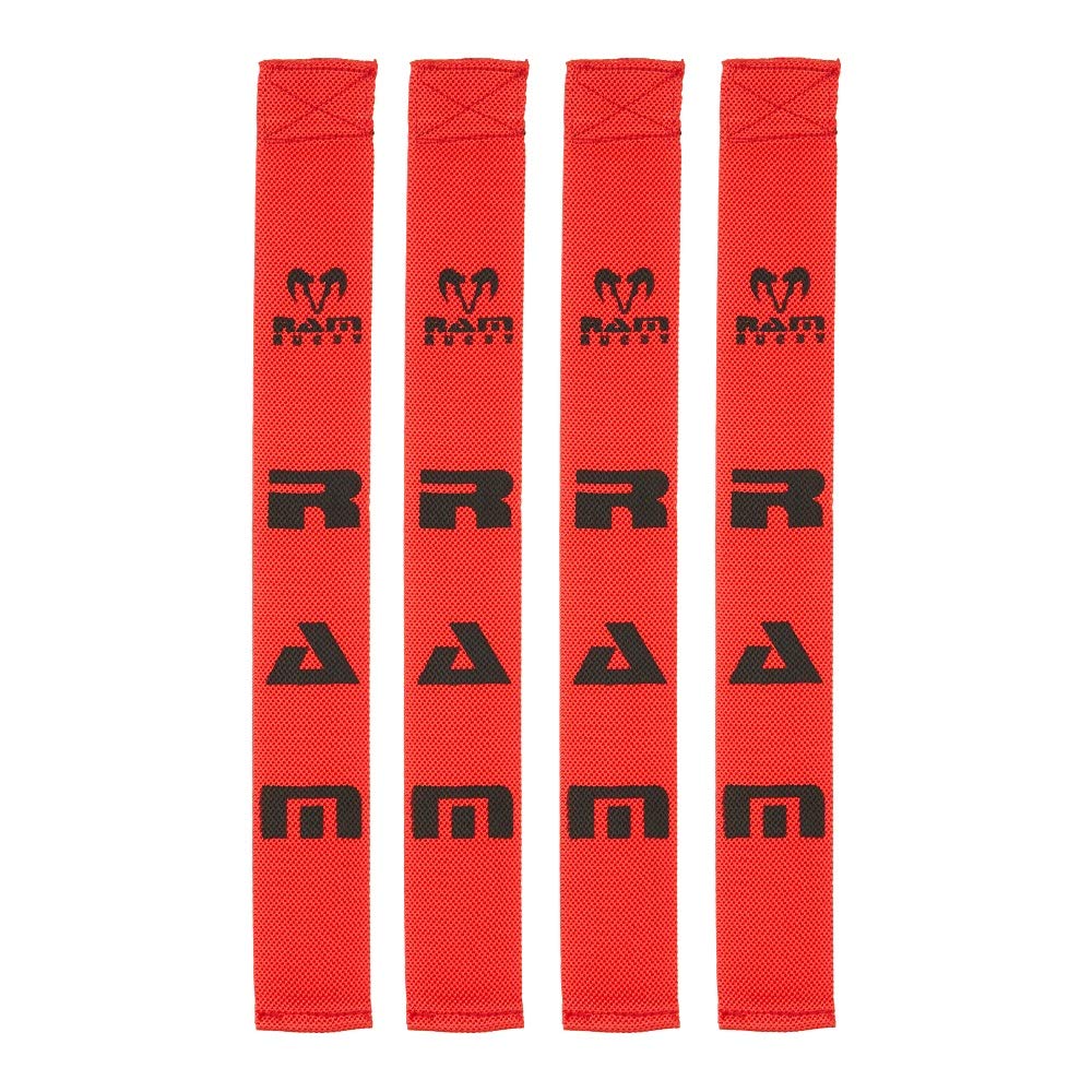 Ram Rugby Tags Only - Webbed - Set of 20 Tags - 4 Colours Options (Red)