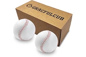 Gracfulcub Baseball Ball, Official Game Baseballs for Youth and Adult Baseball Players Training, Official Size and Weight Suitable for Batting Fielding Hitting Pitching Practice