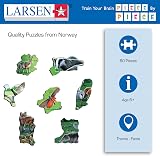 Larsen NB11 Night and Day English Edition 60 Piece Jigsaw Puzzle Tray Frame view 6