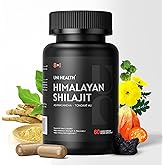 UniHealth® Himalayan Shilajit for Men & Women - Tongkat Ali, Ashwagandha, Fulvic Acid, Zinc, B6, B12, D3 for Men – Pure Shilajits Supplement – Energy & Stamina Support - 60 Capsules