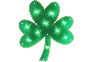 Impact Innovations Shamrock Lighted Window Decoration Indoor Outdoor Use 14” x 12.5”