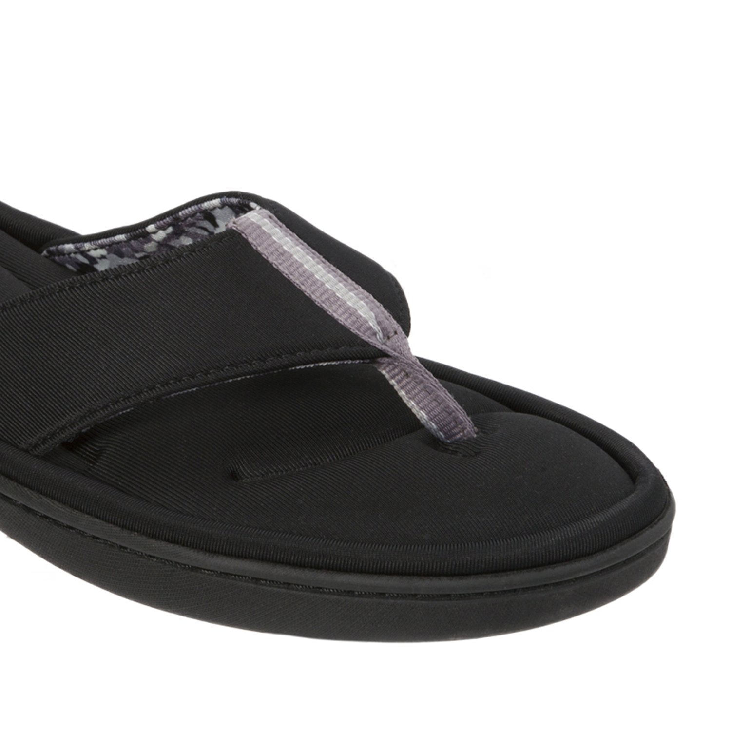 dearfoams active flip flop with memory foam