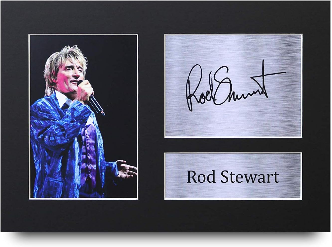 Hwc Trading Rod Stewart Gifts Signed A4 Printed Autograph Music Gift Print Photo Picture Display ...