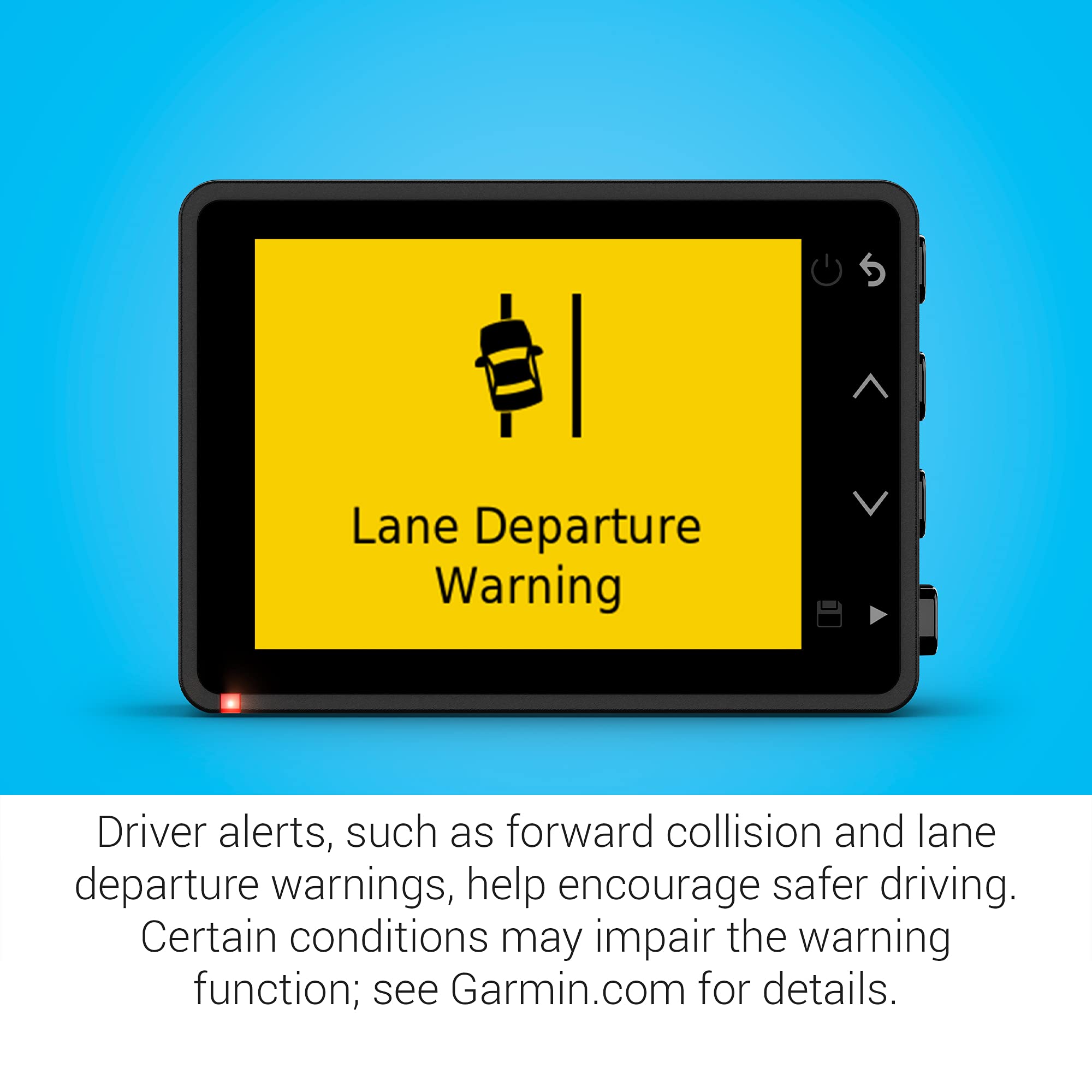 Garmin 0100250505 Dash Cam 67W, 1440p and extrawide 180degree FOV