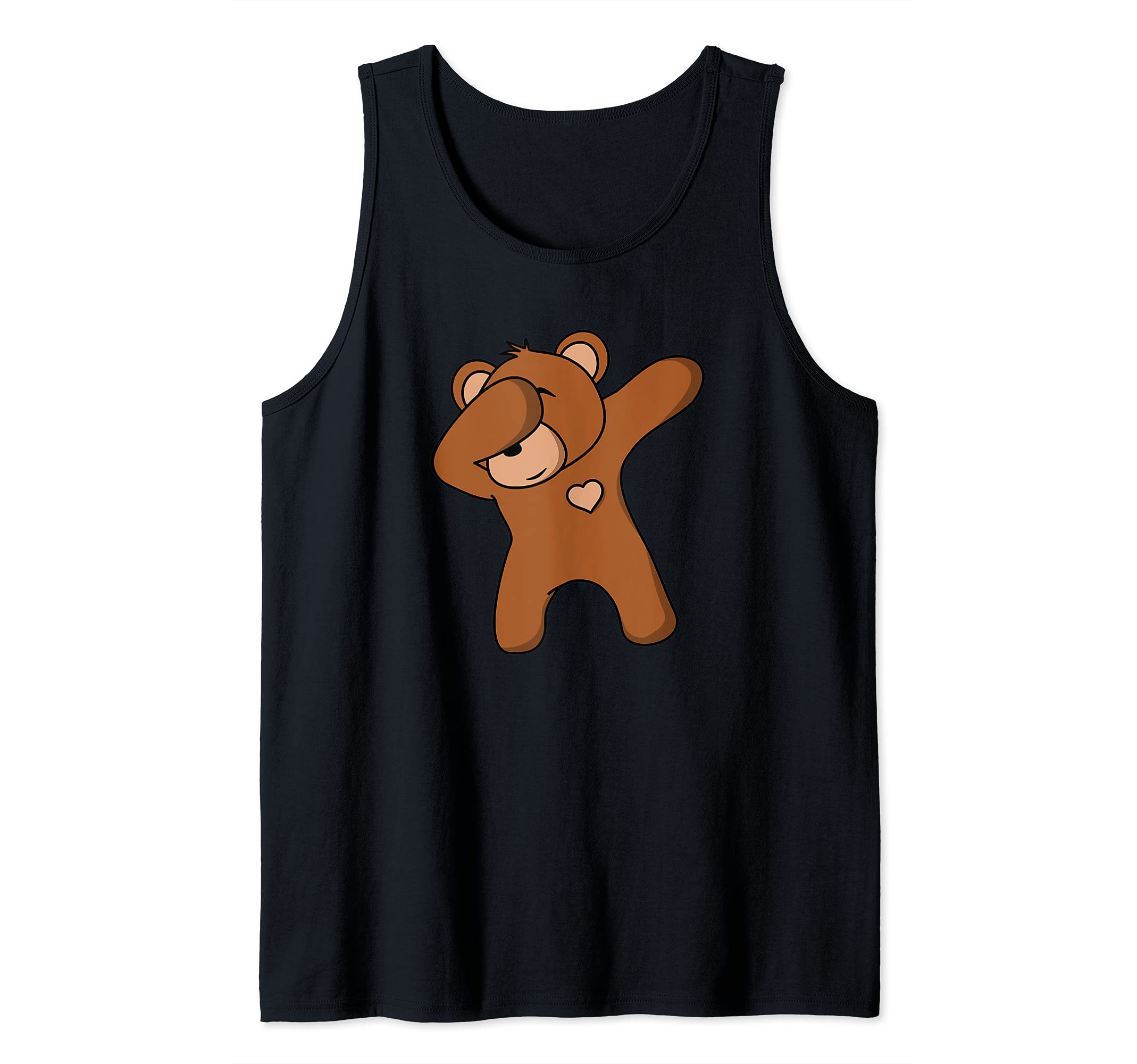Funny Bear Bear Dancing DAB Bear Party Dancing Bear Teddy Tank Top