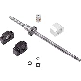 Ball Screw SFU1605 RM1605 Length 1400mm Diam 16mm with Ballnut and ballnut housing + end Supports BK/ BF12 + Coupler for CNC, Length Approx 55.12 inch/ 1400mm