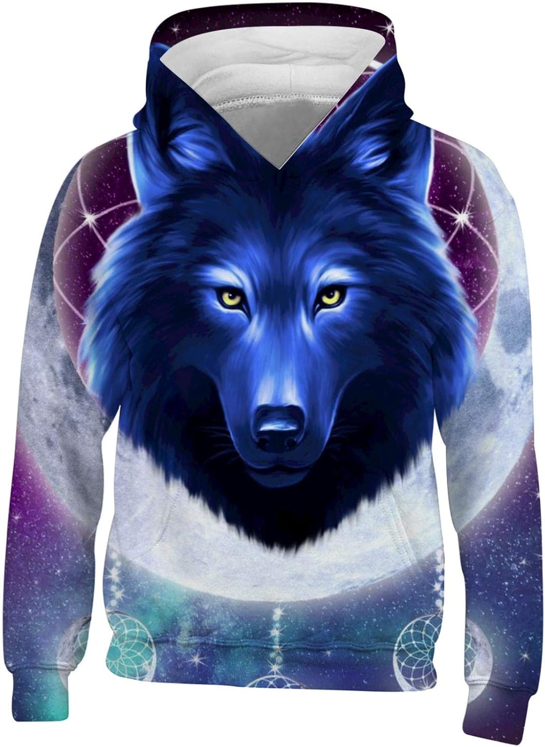 Galaxy wolf hoodie amazon Clearance
