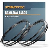 POWERTEC 93-1/2 Inch Bandsaw Blades, 1/4" x 6 TPI Band Saw Blades for Delta, Grizzly, Rikon, Sears Craftsman, Jet, Shop Fox a