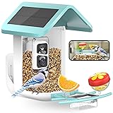 Viubird Bird Feeder with Camera: Solar Powered