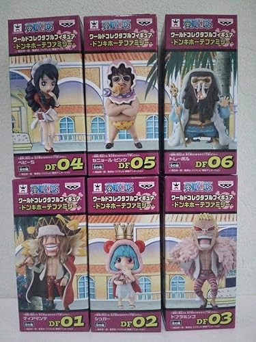 Amazon ワンピース ワールドコレクタブルフィギュア ドンキホーテファミリー 全6種 フィギュア ドール 通販
