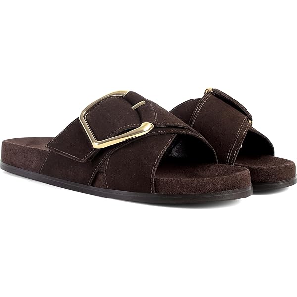 Sam Edelman Sandalo Slide Darla Donna - Cipro Tan Multi, Tacco 3,8 Cm, 43 EU