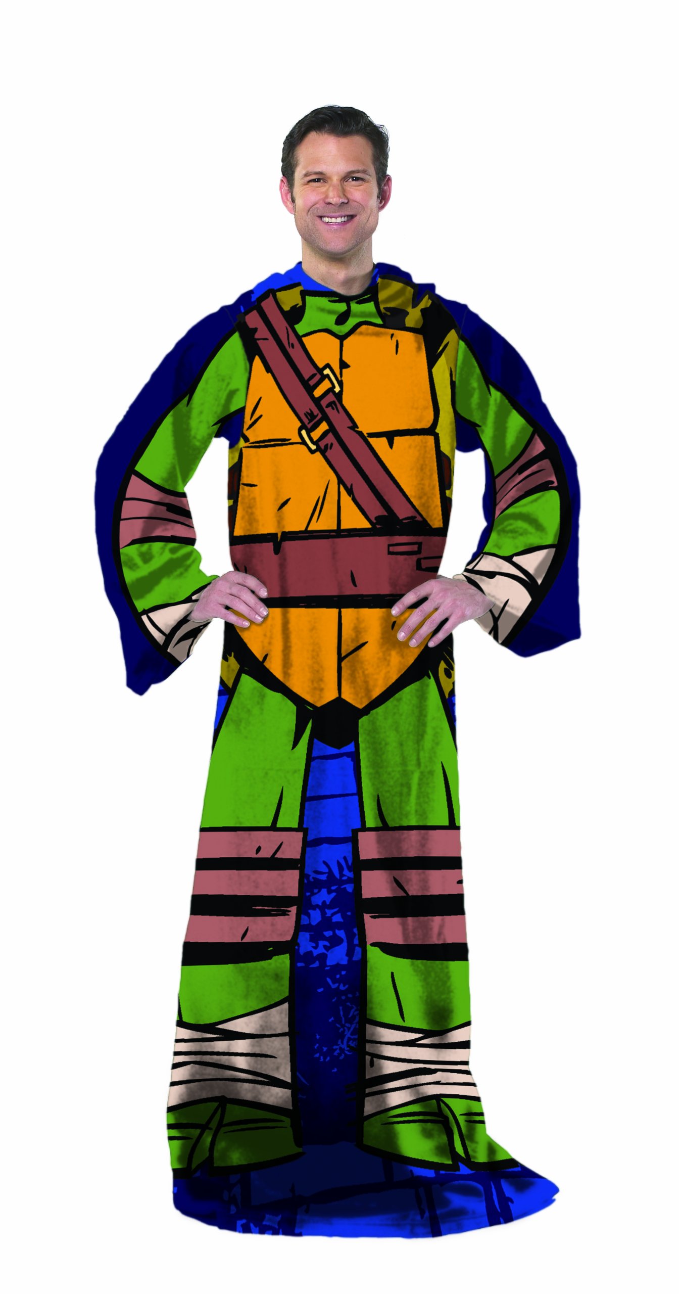 Northwest Nickelodeon's Teenage Mutant Ninja Turtles, Being Leo, Polyester, Multi Color, Adult