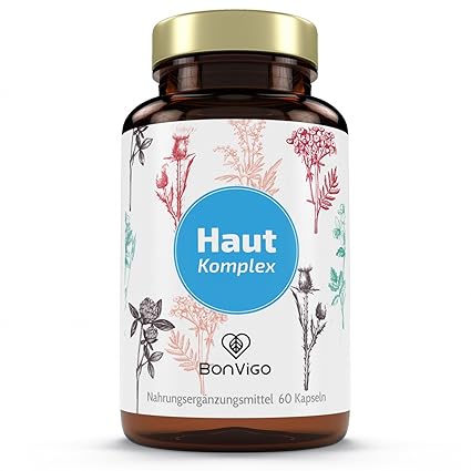HAUT - SANFTES GOOD-AGING Hyaluron & Natur-Komplex aus Nachtkerzenöl, Ackerschachtelhalm, Silizium, Quercetin I Biotin, Kupfe