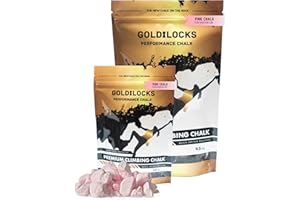 BTG PRODUCTS Goldilocks Chunky Chalk for Rock Climbing, Crossfit, Weight Training, Gymnastics, & More - White, Pink, & Stone