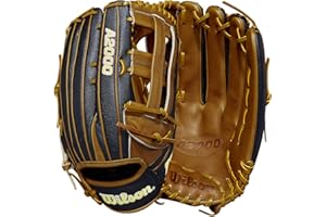 Wilson 2022 A2000 SP14SS 14" Slowpitch Softball Glove - Right Hand Throw, Black/Saddle Tan