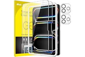 JETech Screen Protector for iPad Pro 11-Inch M5/M4 (2025/2024) with Camera Lens Protector, Easy Installation Tool, Tempered G