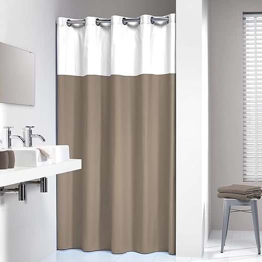 Amazon Com Sealskin Extra Long Hookless Shower Curtain 72 X 78