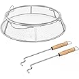Solo Stove Shield Solo Stove Ranger Spark Shield - 15" Stainless Steel Fire Pit Screen With Handles Solo Fireplace Pit