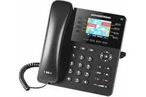 Grandstream GXP2135 IP Phone | 8 Lines, 4 SIP Accounts | 2.8-Inch Color Display | Dual-Port Gigabit Ethernet with Integrated PoE
