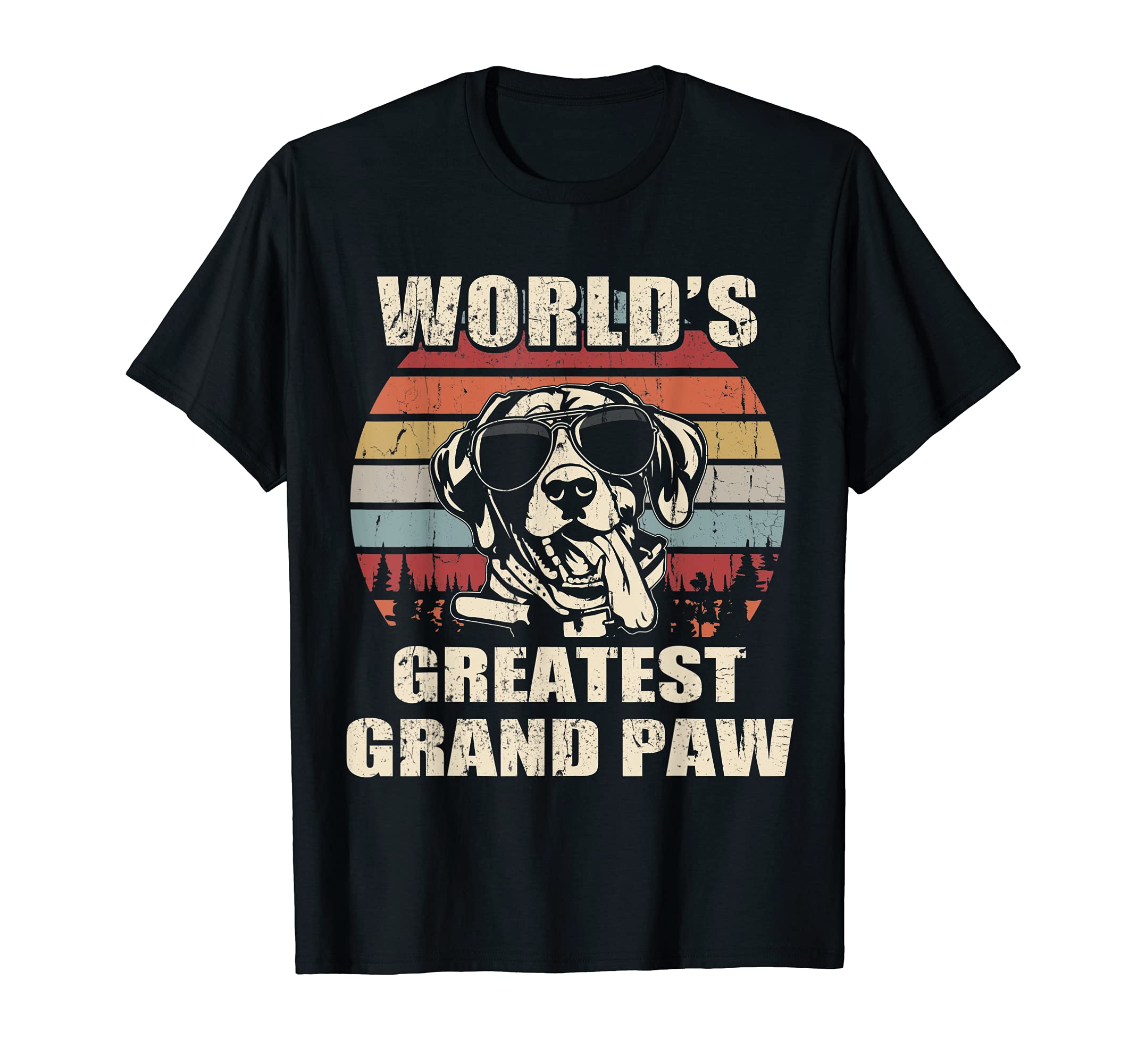 World's Greatest Grand Paw German Shorthaired Pointer vintag T-Shirt