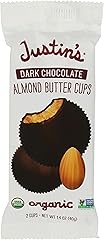 JUSTINS Organic Dark Chocolate Almond Butter Cup, 1.4 OZ