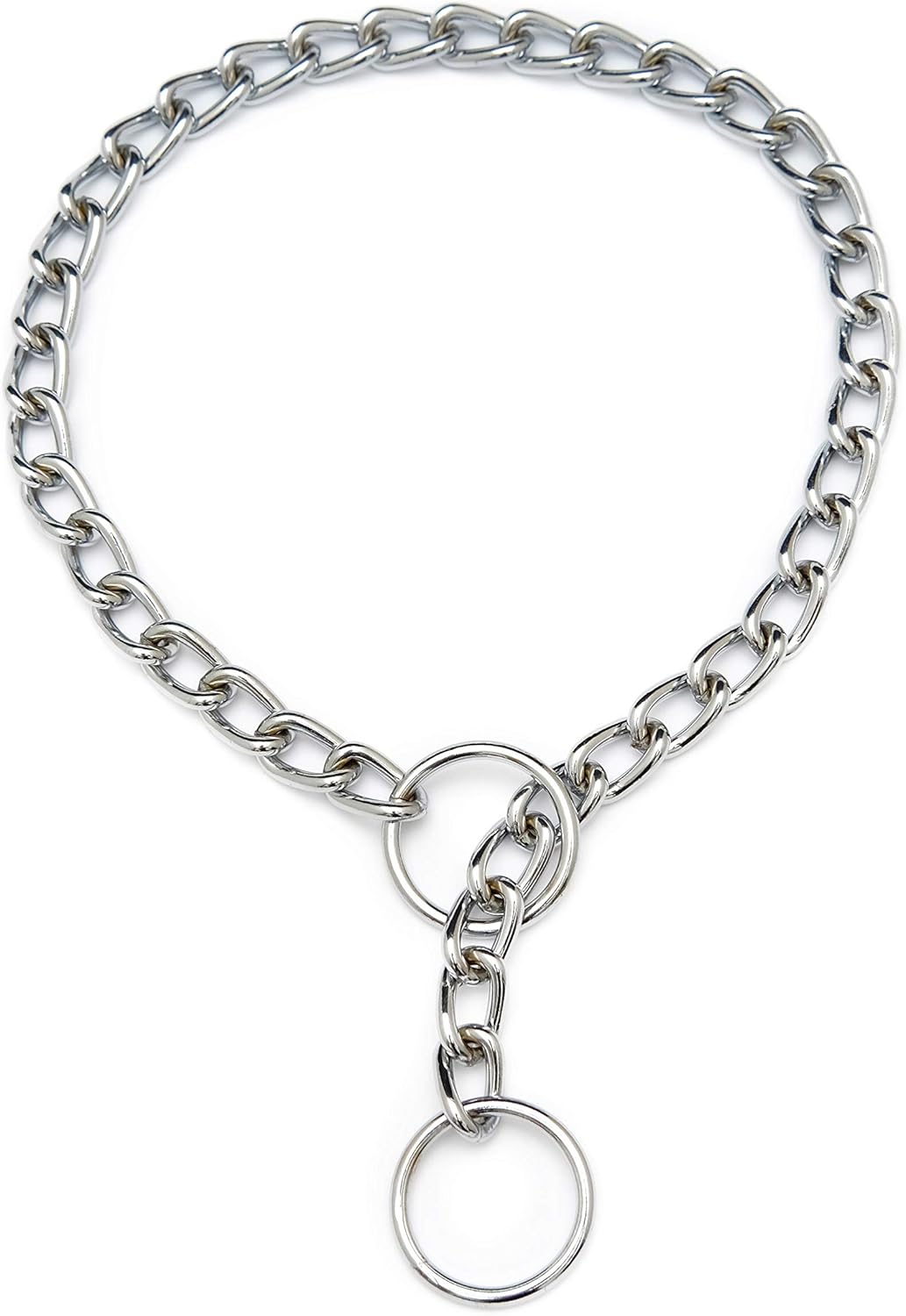 ParaDogs Strong Dog Choke Chain Training Collar for Medium and Large