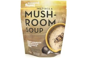 Untamed Feast, Wild Rice & Mushroom Soup, Gluten-Fee, Vegetarian, Vegan-Friendly, 110g