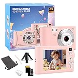 Pink Digital Camera with 32GB Card, 720P 3" Screen
