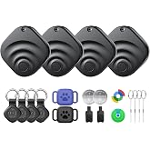 Air Tags for Android,Air Tags-4 Pack Android,Air Tracker Tags with 6 Case,2 Year Battery Life,Google &amp; Apple Find Trackers for Google'S Find Hub App &amp; Apple Find My,IP66 Waterproof Luggage Tracker
