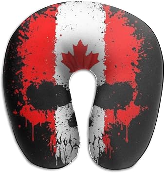 Amazon Com Gwyling Memory Foam Travel Neck Pillow Canada Flag