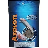Invert Aquatics Soft Pellets for Axolotls - Moist Sinking Diet for Axolotl, Newts, Salamanders &amp; Other Small Amphibians (1.5 oz (42.5g))