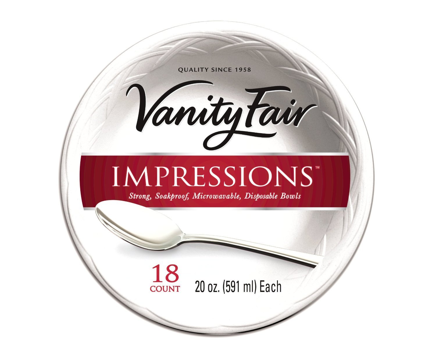 Vanity Fair Everday Bowls 20 oz 18 ct 2 pk eBay