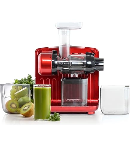 キッチン家電 Omega Juice Cube 300 Red Amazon.com: Omega Cube Nutrition System Juicer Creates Fruit