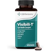 Visibili-T - Vitamin Supplement for Eye Health &amp; Vision Support - Carrot Root, Chromium, Bilberry, Ginkgo Biloba, Grape Seed Extract, Lycopene, Vitamin A, Lutein &amp; Zeaxanthin - 60 Capsules