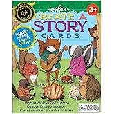 eeBoo: Animal Village Create A Story Pre-Literacy Cards, 36 Cards Included in The Set, Encourages Imagination, Creativity and