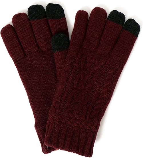 Amazon シップスジェットブルー 手袋 ケーブルニット グローブ メンズ ワイン レッド 手袋 通販