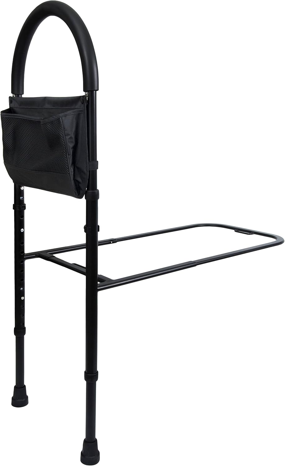 Vaunn Medical Bed Rail Assist & Height Adjustable Grab bar Handle for Adults & Seniors, Charcoal Black: Health & Personal Care