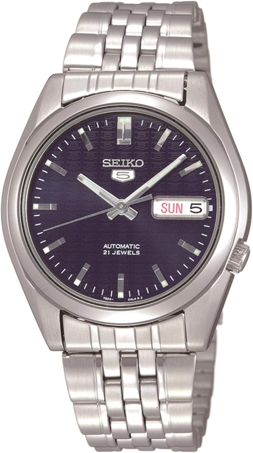 Stainless Steel Snk 357 Seiko Automatic 21 Jewels SNK357K1 Men's Watch