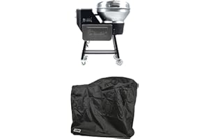 recteq Pellet Grill RT-B380X Bullseye Deluxe + Cover, WiFi Enabled Electric Pellet Smoker Grill, Wood Pellets, BBQ Outdoor, Smoke, Sear, and More