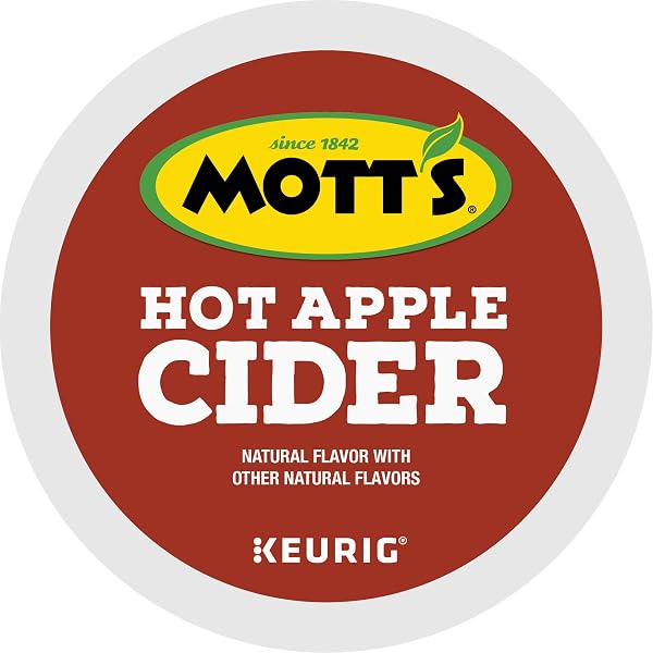 KEURIG MOTT’S HOT APPLE CIDER, KEURIG SINGLE SERVE K-CUP PODS, FLAVORED K CUPS, 24 COUNT