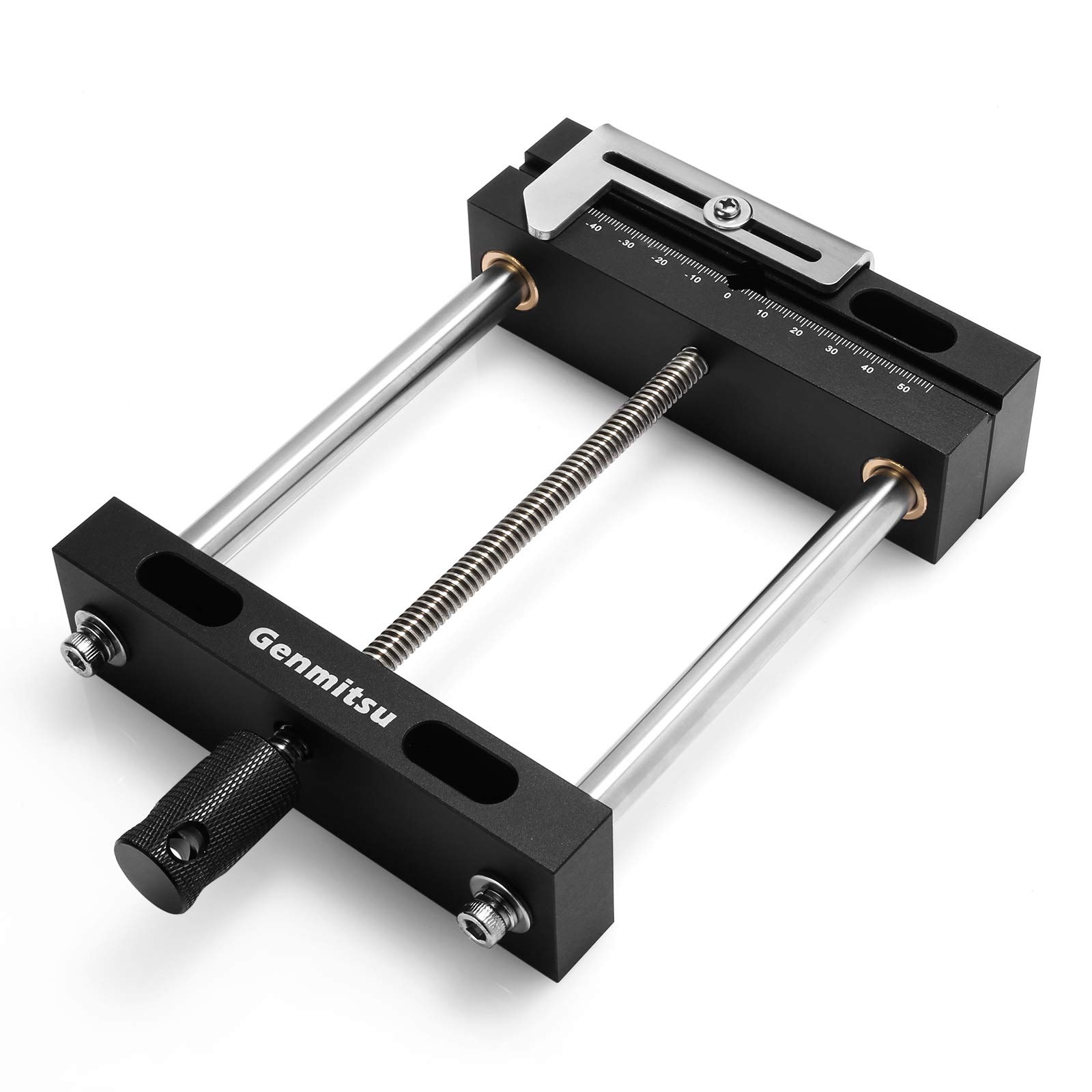 Aluminum Bench Vise Clamp DIY Desktop Worktable Vise Clamp for CNC 3018-PRO/PROVer/PROVer Mach 3/MX3/PROVER XL 4030, 10.2