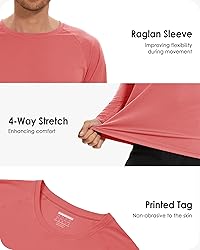Boladeci Hiking Shirt Men Rash Guard Sun Protection