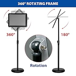 VAIIGO 4 Packs 8.5x11 Inch Sign Stand - Adjustable
