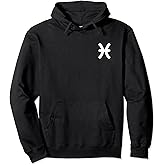 Pisces Symbol Zodiac Sign Horoscope Pullover Hoodie
